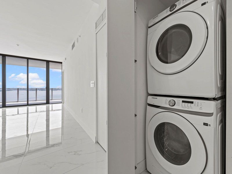 Furnished interior view inside a new home in Aria Reserve, Miami (Image 6). Furnished interior view inside a new home in Aria Reserve, Miami (Image 6).