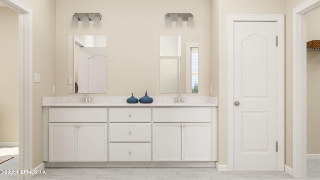 Furnished interior view inside a new home in Avalon Woods, Jacksonville (Image 20).