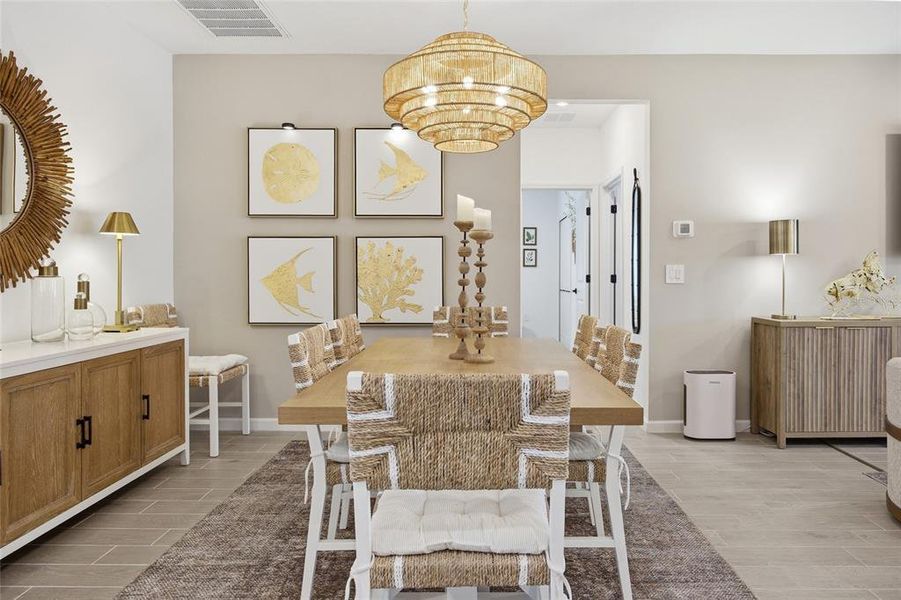 Furnished interior view inside a new home in Pioneer Ranch, Ocala (Image 30). Furnished interior view inside a new home in Pioneer Ranch, Ocala (Image 30).