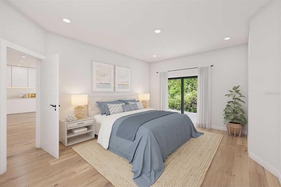 Furnished interior view inside a new home in , Sarasota (Image 9).