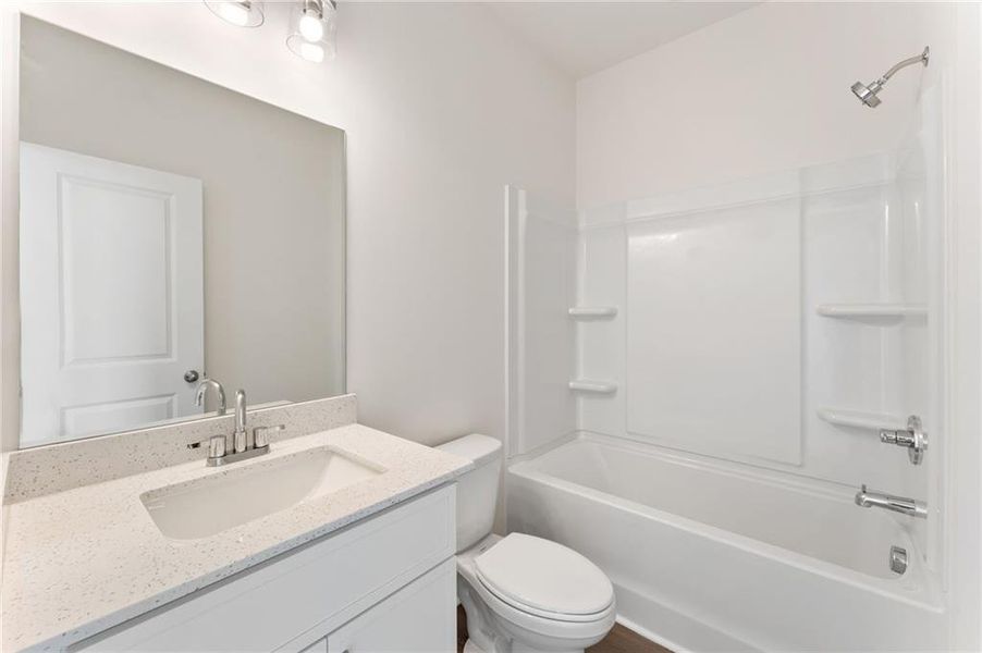 Furnished interior view inside a new home in Array, Atlanta (Image 14). Furnished interior view inside a new home in Array, Atlanta (Image 14).
