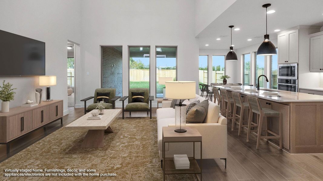 Furnished interior view inside a new home in Everly 50', Hockley (Image 5).