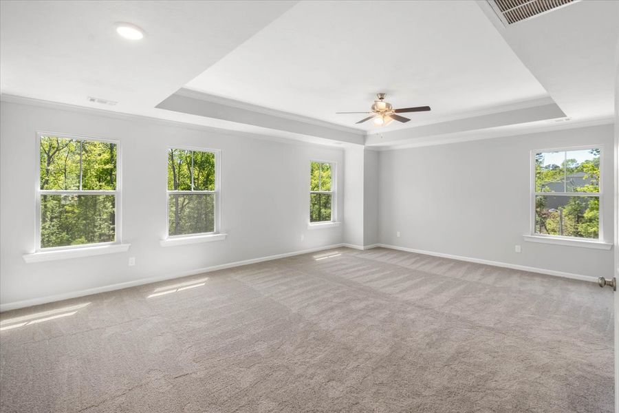 Primary Bedroom | 823 Elsie Drive, Private Owner’s Suite by Ivey Homes