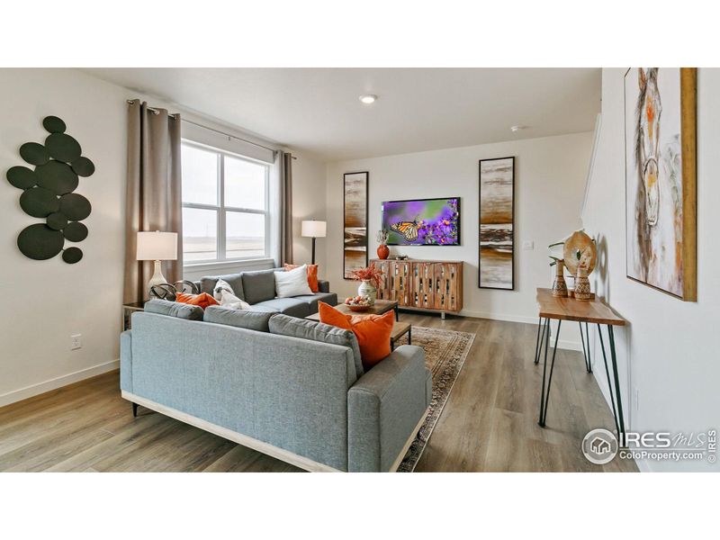 Furnished interior view inside a new home in Westgate, Greeley (Image 13). Furnished interior view inside a new home in Westgate, Greeley (Image 13).