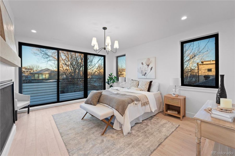 Furnished interior view inside a new home in , Denver (Image 15). Furnished interior view inside a new home in , Denver (Image 15).