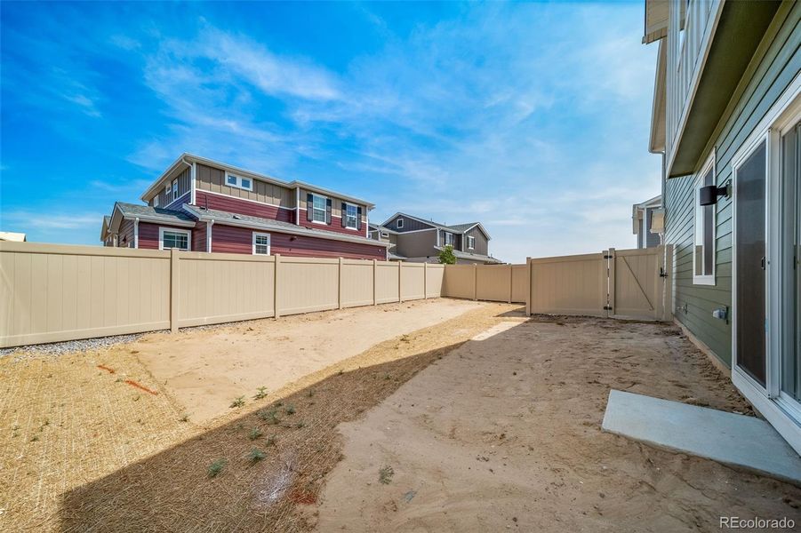 Exterior details and patio area of a home in , Aurora (Image 3). Exterior details and patio area of a home in , Aurora (Image 3).