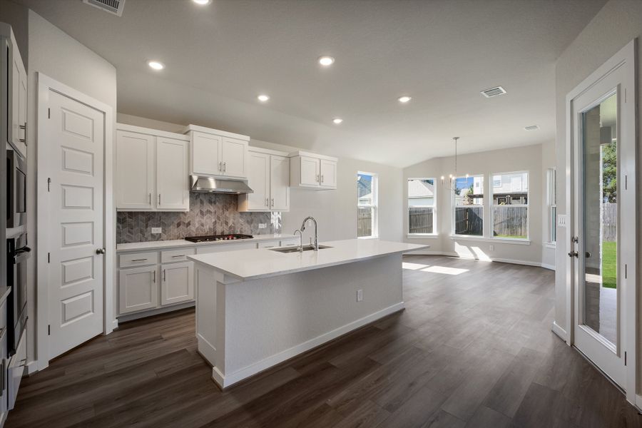 Furnished interior view inside a new home in Veramendi, New Braunfels (Image 4). Furnished interior view inside a new home in Veramendi, New Braunfels (Image 4).