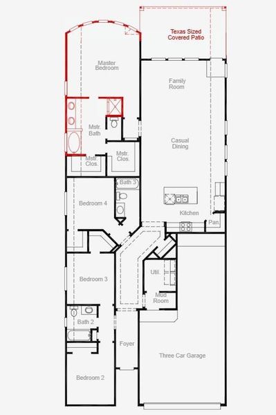 2D floor plan layout of this home in Escondido, Magnolia, TX (Image 2). 2D floor plan layout of this home in Escondido, Magnolia, TX (Image 2).