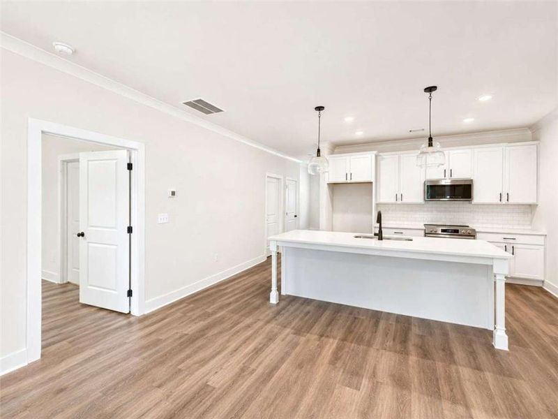 Furnished interior view inside a new home in , Cleveland (Image 7). Furnished interior view inside a new home in , Cleveland (Image 7).