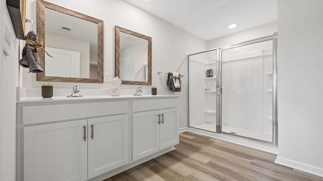 Furnished interior view inside a new home in Waverly Station, Greenwood (Image 26).