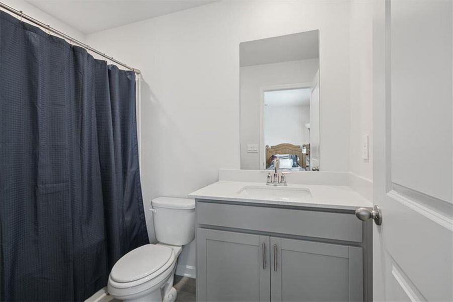 Furnished interior view inside a new home in Creekside at Oxford Park, Fairburn (Image 25).