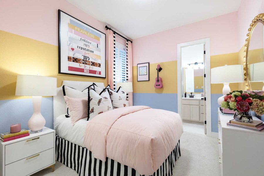 Representative Secondary Bedroom - some options shown