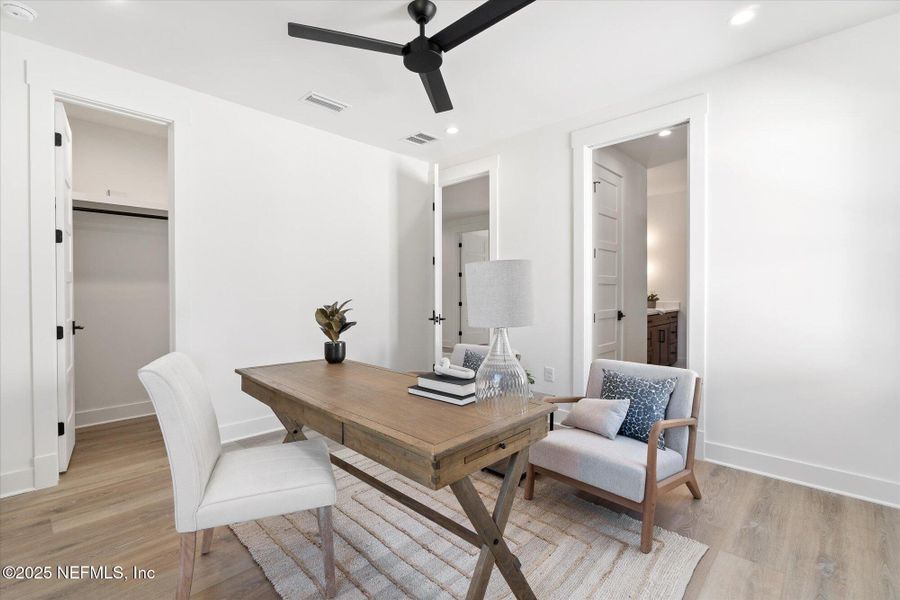 Furnished interior view inside a new home in , Jacksonville Beach (Image 36). Furnished interior view inside a new home in , Jacksonville Beach (Image 36).