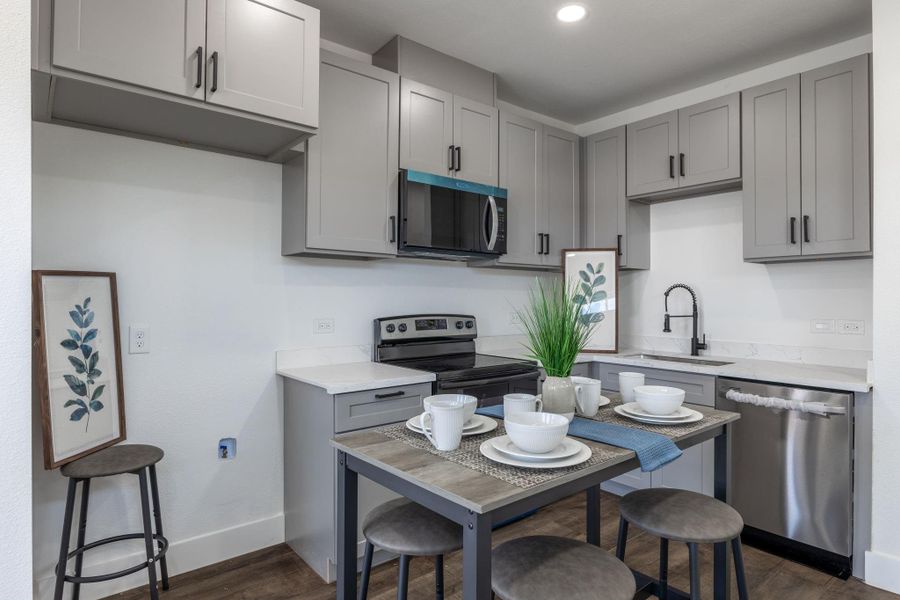 Furnished interior view inside a new home in , Spring (Image 7).