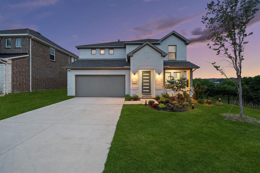 Front exterior of a new home in , McKinney, TX, highlighting curb appeal (Image 24). Front exterior of a new home in , McKinney, TX, highlighting curb appeal (Image 24).