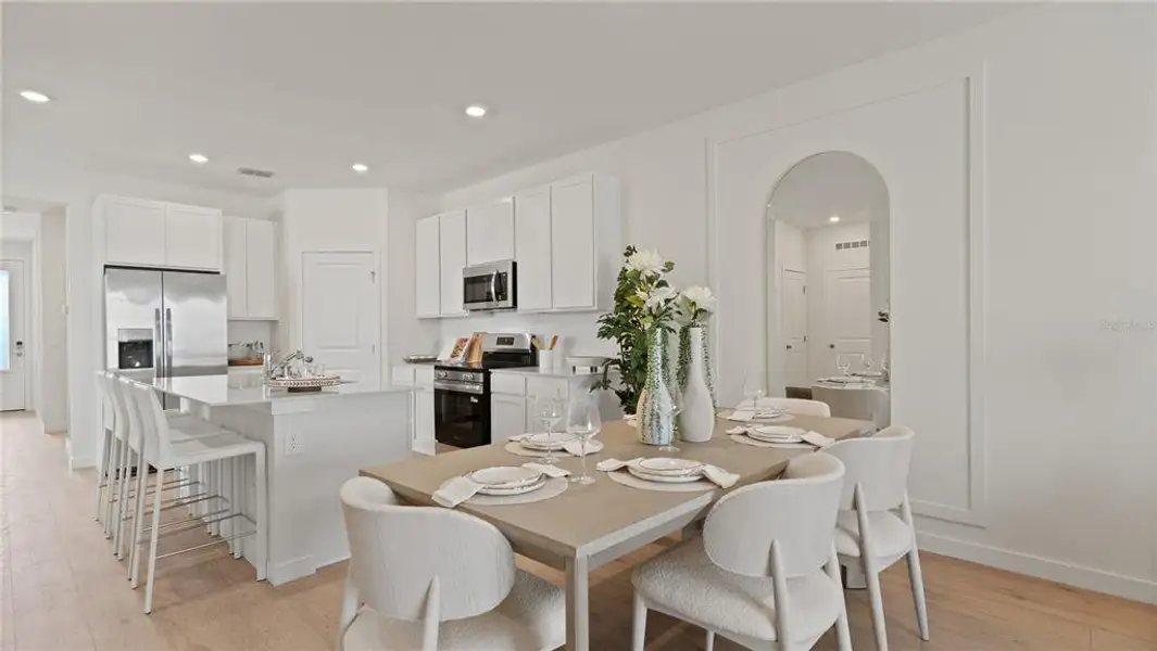 Furnished interior view inside a new home in , Clermont (Image 7).