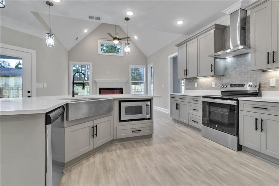 Furnished interior view inside a new home in , Jonesboro (Image 9).