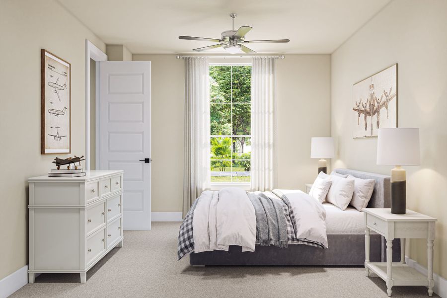 Furnished interior view inside a new home in Clopton Farms, Montgomery (Image 24).