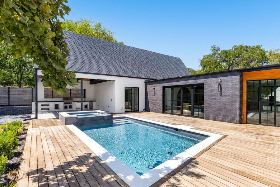 Front exterior of a new home in , Austin, TX, highlighting curb appeal (Image 22).