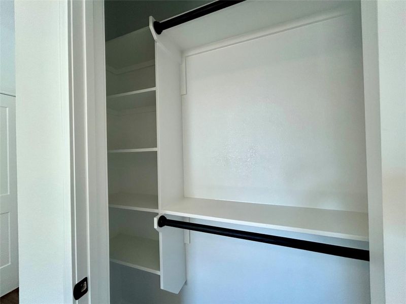 Second small bedroom walk-in closet. Second small bedroom walk-in closet.