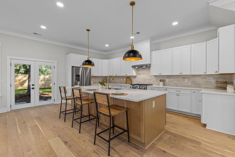 Furnished interior view inside a new home in , Charleston (Image 16).