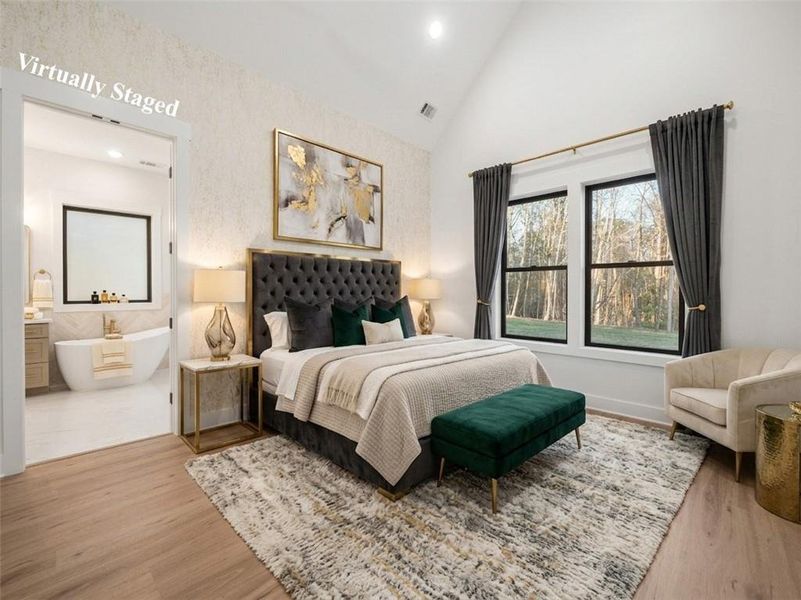 Furnished interior view inside a new home in , Gainesville (Image 50).