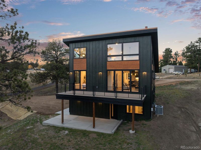 Front exterior of a new home in , Bailey, CO, highlighting curb appeal (Image 28).