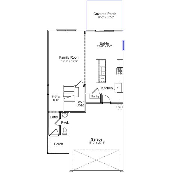 2D floor plan layout of this home in Bluefield, Lexington, SC (Image 2). 2D floor plan layout of this home in Bluefield, Lexington, SC (Image 2).