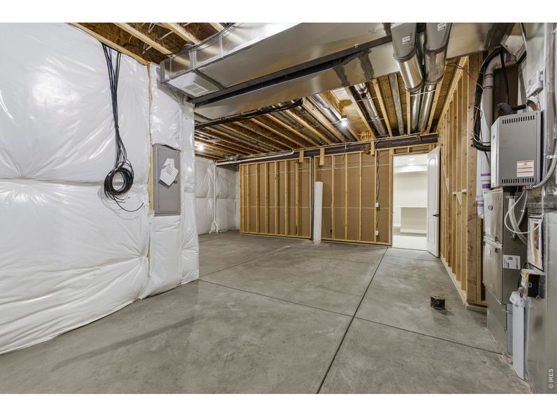 In-progress construction of a new home in , Berthoud, CO (Image 44).