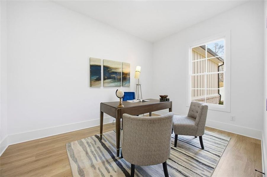 Furnished interior view inside a new home in , Dahlonega (Image 9).