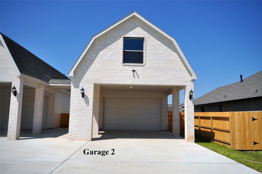 Garage 2 is very similar to garage 1.