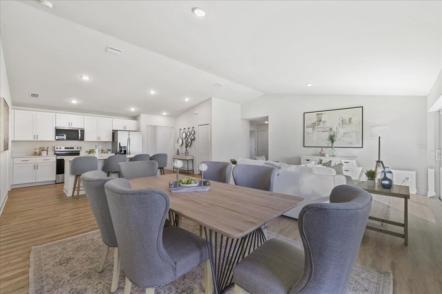 Representative furnished interior of a home built from the The Sunset Harbor by Sunlife Homes LLC in Port Charlotte, Port Charlotte (Image 16).