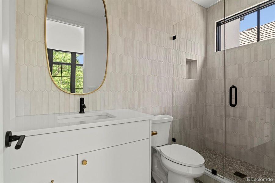 Furnished interior view inside a new home in , Denver (Image 15).