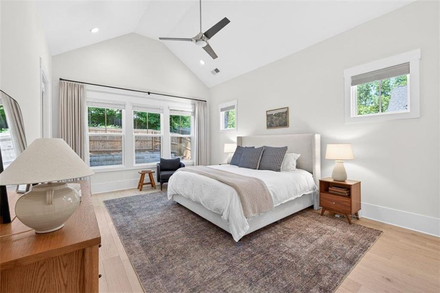 Furnished interior view inside a new home in Town Farms, Peachtree Corners (Image 9).
