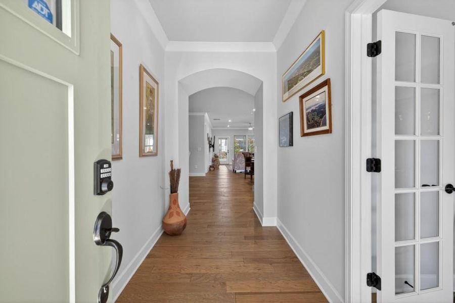 Furnished interior view inside a new home in Del Webb Chateau Elan, Hoschton (Image 5). Furnished interior view inside a new home in Del Webb Chateau Elan, Hoschton (Image 5).