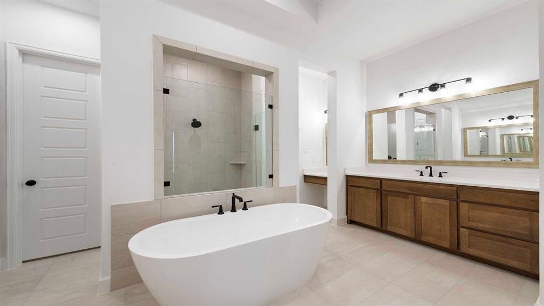 Furnished interior view inside a new home in Ventana, Fort Worth (Image 12).