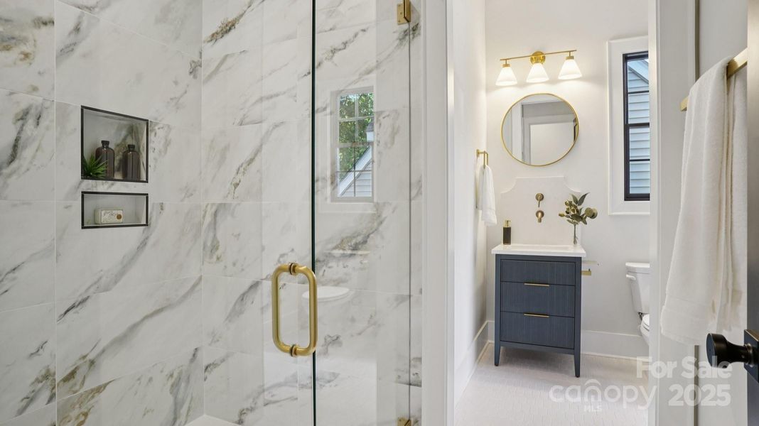 Close-up of interior finishes inside a home in , Charlotte (Image 21).