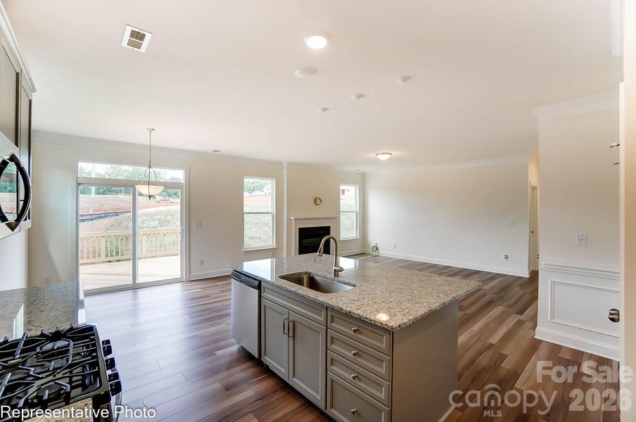 Furnished interior view inside a new home in Ashton Park, Monroe (Image 14).