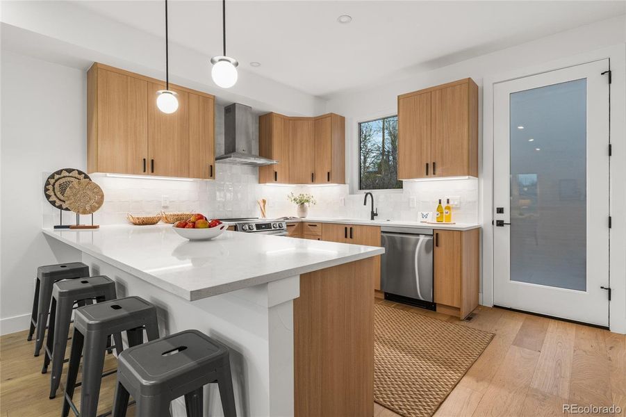 Furnished interior view inside a new home in , Denver (Image 16).