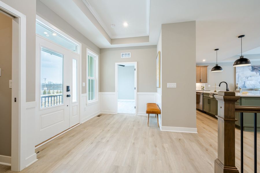 Representative unfurnished interior of a home built from the Morgan by Fischer Homes in Easton Park, Dallas (Image 18).