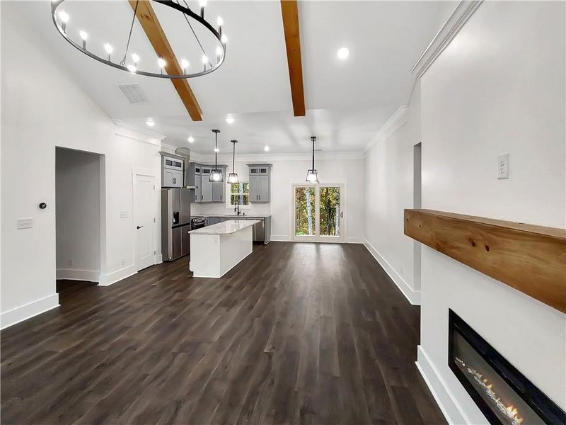 Furnished interior view inside a new home in , Gainesville (Image 3).