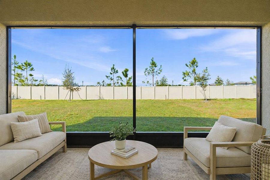 Exterior details and patio area of a home in Two Rivers, Zephyrhills (Image 22).