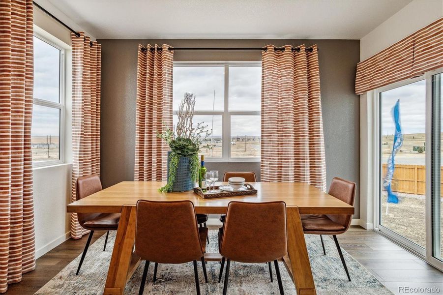Furnished interior view inside a new home in Ridge at Johnstown, Johnstown (Image 15).