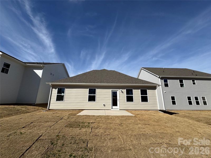 Exterior details and patio area of a home in McFarland Estates, York (Image 3).