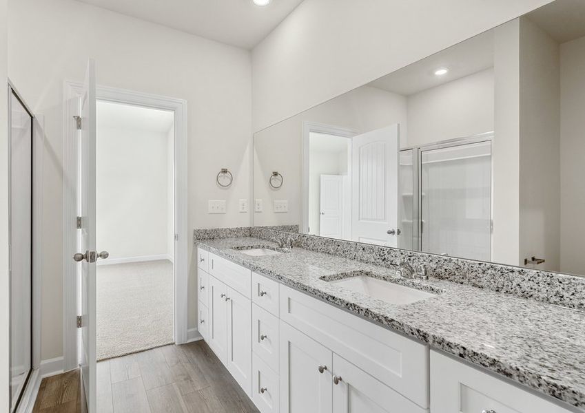 Get ready for your day in the Graham's master bathroom Get ready for your day in the Graham's master bathroom