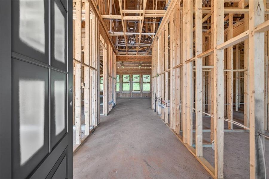 In-progress construction of a new home in , Statham, GA (Image 8).