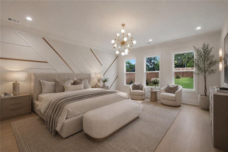 Furnished interior view inside a new home in , Grayson (Image 19).
