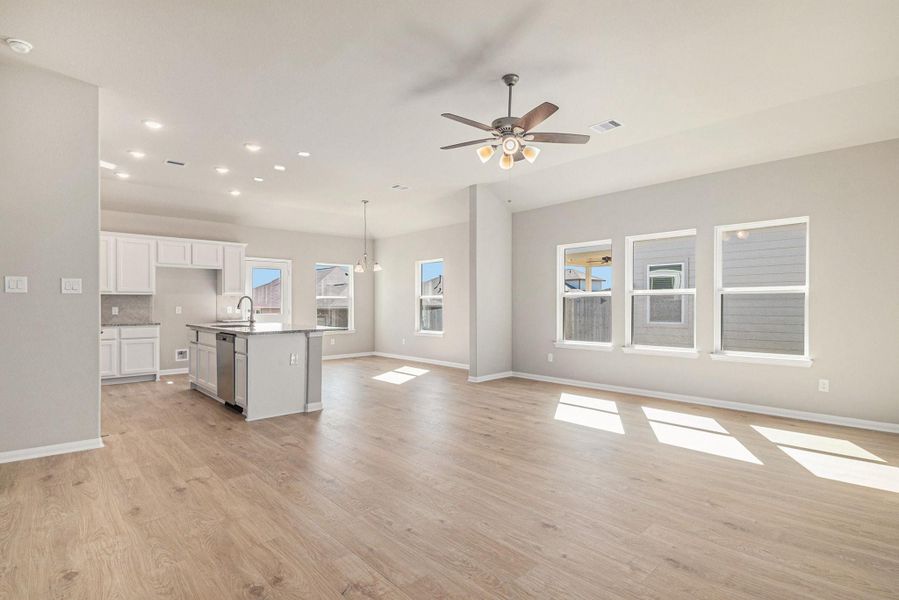 Spacious, unfurnished interior of a new home in Clear View Estates, Willis (Image 13). Spacious, unfurnished interior of a new home in Clear View Estates, Willis (Image 13).