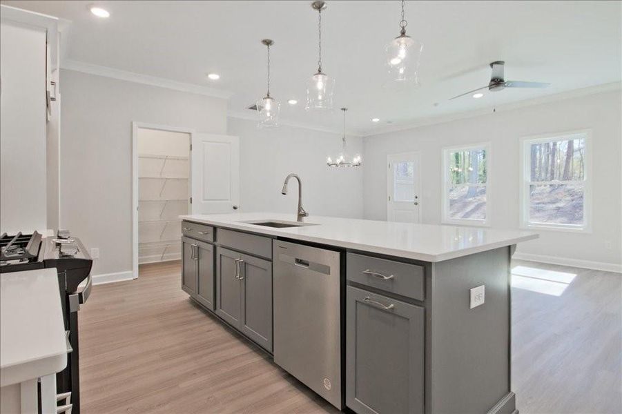 Furnished interior view inside a new home in River Walk Place, Lawrenceville (Image 11). Furnished interior view inside a new home in River Walk Place, Lawrenceville (Image 11).