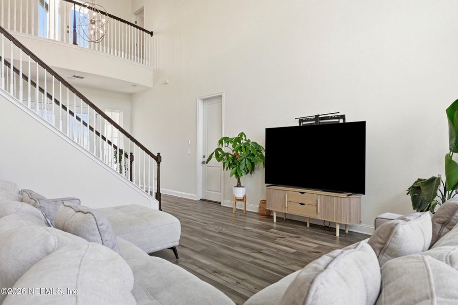 Furnished interior view inside a new home in Tamaya, Jacksonville (Image 17). Furnished interior view inside a new home in Tamaya, Jacksonville (Image 17).